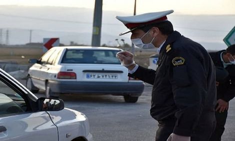 جریمه کرونایی ۸۵۰ خودرو در یک روز