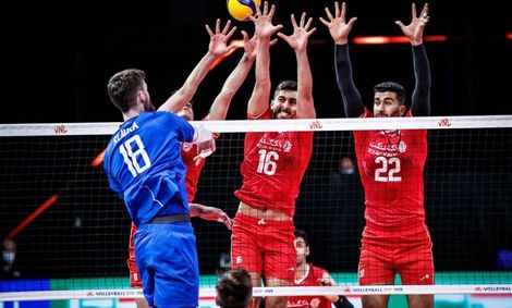 لیگ ملت‌های والیبال / شکست تیم جوان ایران مقابل بلندقامتان روسیه