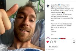 اولین تصویر از اریکسن پس از ایست قلبی در بیمارستان