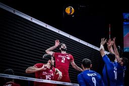 ایران صفر – فرانسه ۳ / ملی پوشان والیبال ایران از مدار شکست خارج نشدند