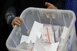 شمارش اسکناسی آرا به نفع لیست خاص