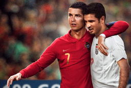 رونالدو از علی دایی تشکر کرد