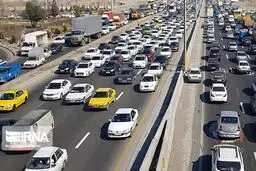 ترافیک سنگین در محورهای شمالی کشور