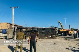 هیچ یک از مصدومان تصادف اتوبوس حامل سربازمعلمان فوت نشده اند