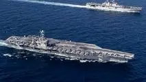 ناو هسته ای آمریکا وارد خاورمیانه شد