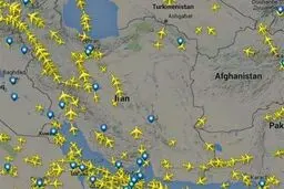 افزایش ۱۳۰ درصدی پروازهای عبوری از آسمان ایران