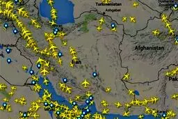 افزایش ۱۳۰ درصدی پروازهای عبوری از آسمان ایران