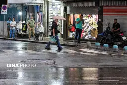رگبار و رعد و برق همراه با وزش باد شدید موقت در ۱۱ استان کشور