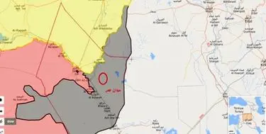 گزارش‌هایی از حمله راکتی به پایگاه ائتلاف آمریکایی در دیر الزور سوریه