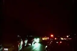 جاده چالوس قفل شد
