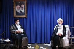 دیدار رییس‌جمهور منتخب با آیات عظام علوی گرگانی، نوری همدانی و سبحانی