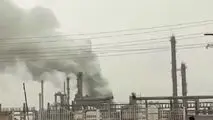 آتش سوزی در پتروشیمی امیرکبیر +/تکمیلی