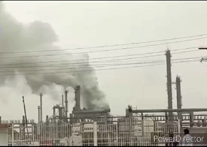 آتش سوزی در پتروشیمی امیرکبیر +/تکمیلی