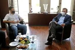 دیدار داور داربی ۹۶ با رییس فدراسیون فوتبال