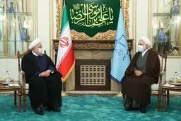 روحانی با رئیس جدید قوه قضائیه دیدار کرد