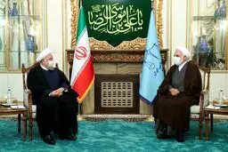 روحانی با رئیس جدید قوه قضائیه دیدار کرد