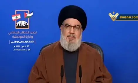 سید حسن نصرالله: رویارویی رسانه‌ای هم مثل درگیری‌های نظامی باید گسترش و تحول پیدا کند