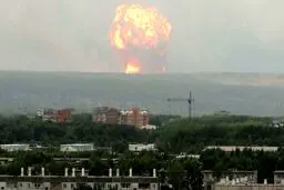انفجار در بندر جبل علی دبی