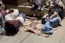 خیابان‌خوابی در ارمنستان به امید یک دُز واکسن‌