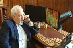 گفت‌وگوهای تلفنی جداگانه ظریف با همتایان کویتی، قطری و آذری