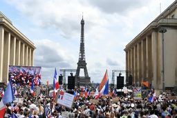 حمله پلیس فرانسه به معترضان در پاریس