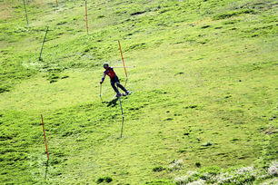 نتیجه ملی‌پوشان اسکی روی چمن ایران در مارپیج بزرگ جام جهانی ایتالیا