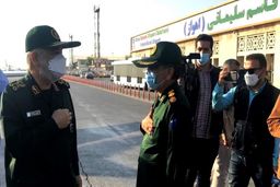 فرمانده کل سپاه پاسداران وارد خوزستان شد