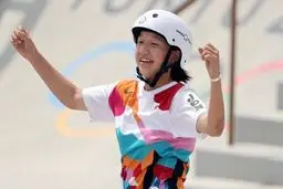 دختر ١٣ساله قهرمان المپیک توکیو شد