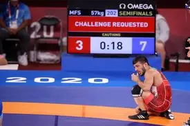 کشتی آزاد المپیک ۲۰۲۰/ اطری با شکست سنگین مقابل آمریکا به مدال برنز نرسید