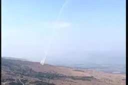 شلیک راکت به سمت پایگاه نظامی رژیم صهیونیستی در بخش اشغالی لبنان