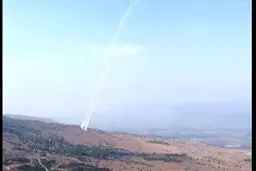 شلیک راکت به سمت پایگاه نظامی رژیم صهیونیستی در بخش اشغالی لبنان