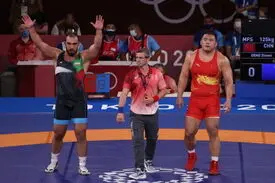 کسب ششمین مدال ایران در المپیک ۲۰۲۰ توکیو/ امیرحسین زارع به برنز رسید