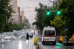 تداوم رگبار باران و تشدید وزش بادهای ۱۲۰ روزه تا سه‌شنبه