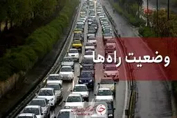 تردد بین استانی ممنوع است/ ترافیک سنگین در محور هراز