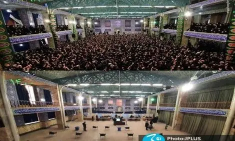 یزدی ها بازهم در ایام محرم خبر ساز شدند/ تبدیل هیات عزاداری به مرکز واکسیناسیون