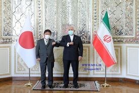 گزارش توییتری ظریف از محورهای دیدارش با وزیر خارجه ژاپن