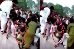 حمله ۴۰۰ مرد به دختر اینفلوئنسر در پاکستان