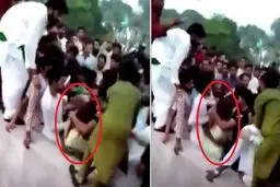حمله ۴۰۰ مرد به دختر اینفلوئنسر در پاکستان