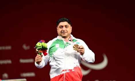 اولین مدال برنز ایران در پارالمپیک ۲۰۲۰ به نام سامان رضی ضرب شد