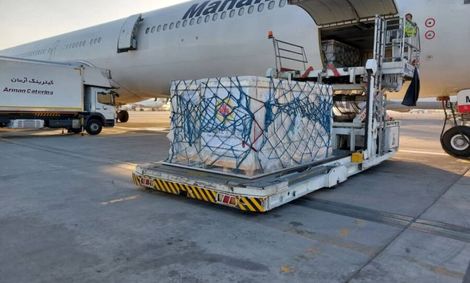 محموله ‌۵ میلیونی واکسن کرونای هلال احمر وارد کشور شد