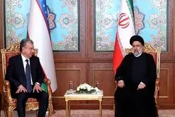 رییس جمهورهای ایران و ازبکستان باهم دیدار و گفت‌و گو کردند