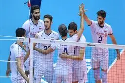 والیبال ایران تیم برتر آسیا
