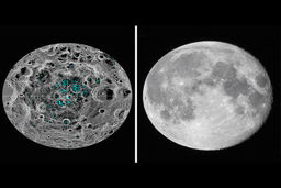 ناسا آب یخ زده در کره ماه کشف کرد!