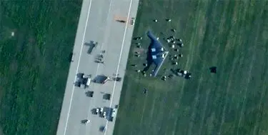 نیروی هوایی آمریکا سقوط بمب افکن بی-۲ پنهانکار خود را تایید کرد