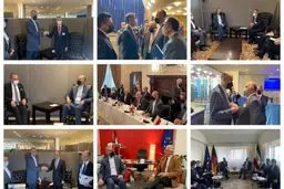 گزارش توییتری خطیب‌زاده از دیدارهای وزیر امور خارجه در نیویورک