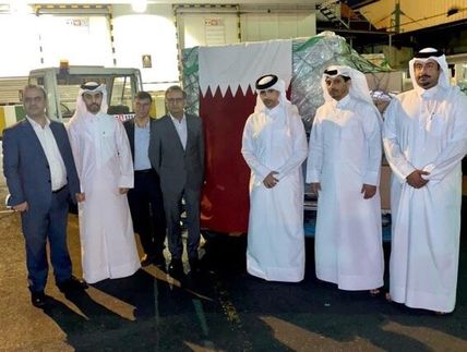 ارسال کمک های پزشکی قطر به ایران برای مقابله با کرونا