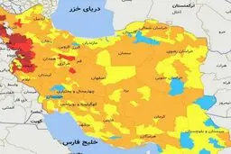 کاهش مناطق قرمز به ۲۹ شهرستان