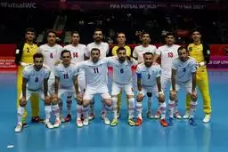 جام جهانی فوتسال، ترکیب ایران مقابل ازبکستان