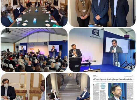 گزارش توییتری خطیب‌زاده از سفرش به فرانسه