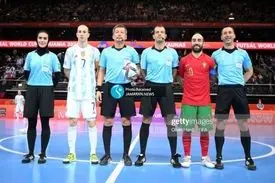 گلاره ناظمی داور زن ایران در فینال جام جهانی فوتسال مردان + عکس